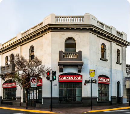 Fachada sucursal Los Andes